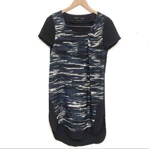 All saints striped tshirt dress silky short sleeve
